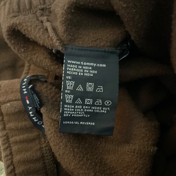 TOMMY HILFIGER brown sweatpants - women’s size MEDIUM - Picture 7 of 8